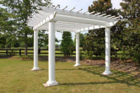 Fiberglass Pergola Round Columns